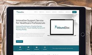 A bespoke wound assessment app, with a public-facing website, for a medical specialist from Staffordshire.