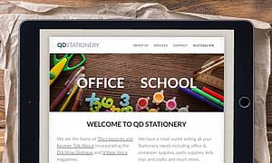 A responsive website for a local stationery shop in Hassocks, West Sussex.